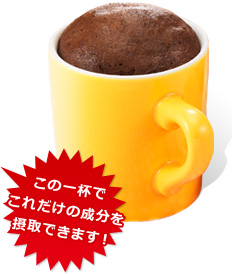 この一杯でこれだけの成分を摂取できます!