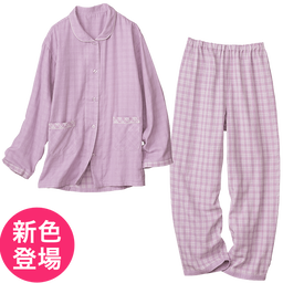 快眠・ダブルガーゼコットンパジャマ
