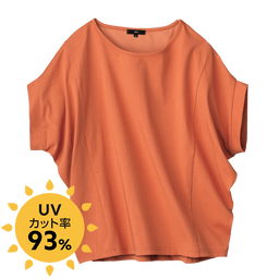冷感端麗Tee・UVドルマンスリーブ