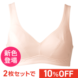 速く乾くノンワイヤーブラ