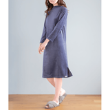 ベロアルームボトルネックワンピース（Home by TEMPUR）