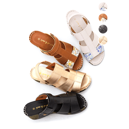 美脚見え・ふんわりやわらかクッションサンダル