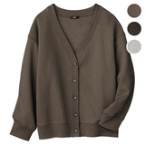 ふわプレミアム厚手スウェット裏起毛・カーディガン（保温）