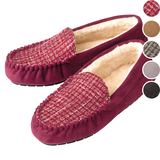 ふかふかボアモカシンシューズ