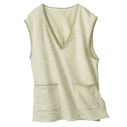 カットツイード・フリンジベスト