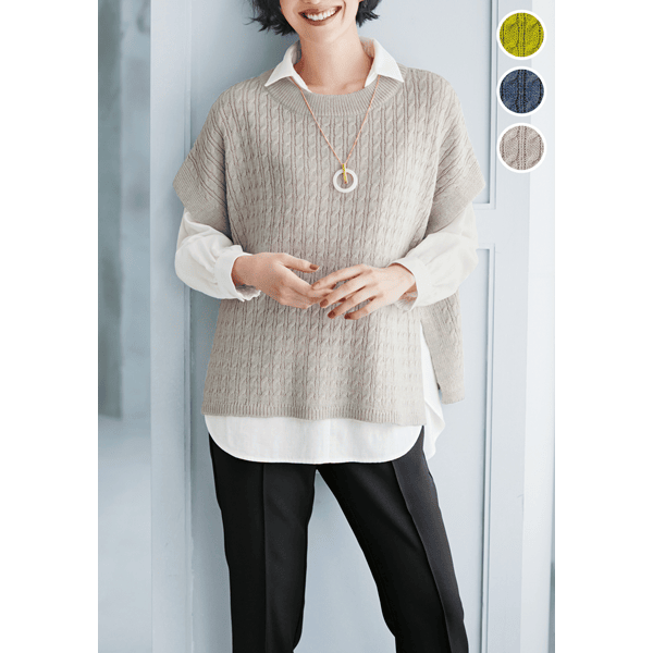 イタリア糸・ケーブルビッグニット（ジーティービー） | ニット