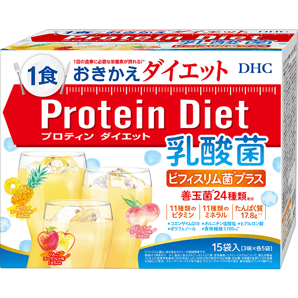 DHCプロティンダイエット 乳酸菌ビフィスリム菌（R）プラス 15袋入