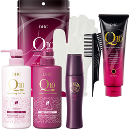 DHC Q10 ダメージリペアヘアケア 6本セット WEB限定】はじめて購入 美髪ケアセット | Q10美容液ヘアケアシリーズ