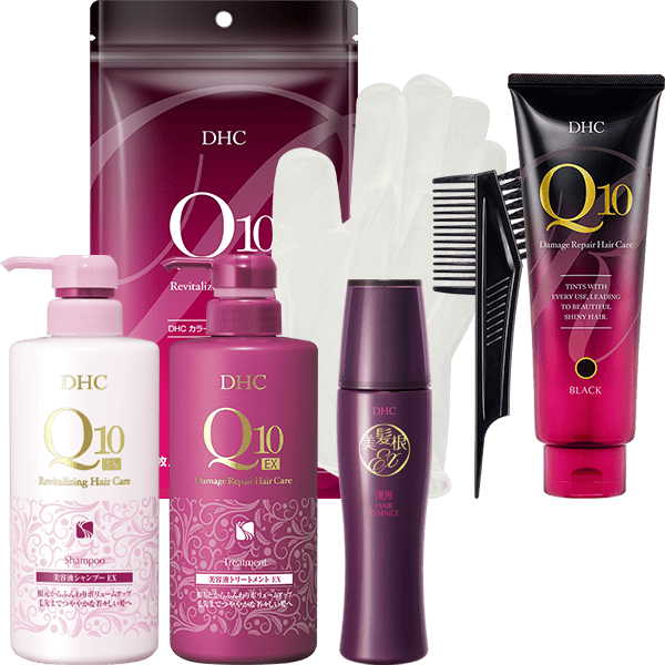suzukiさま専用DHC Q10 ダメージリペアヘアケア 6本セット WEB限定】はじめて購入 美髪ケアセット | Q10美容液ヘアケアシリーズ