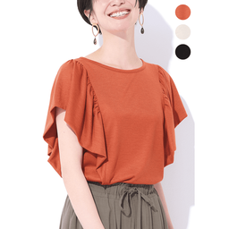 涼やかフリルスリーブカットソー | Tシャツ/カットソー通販のDHC