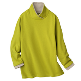 首元あたたか・裏起毛ルームトップス