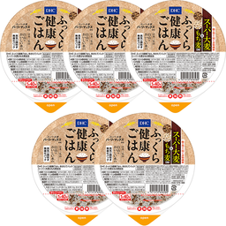 DHCふっくら健康ごはん 炊きたてパック スーパー大麦＆もち麦配合 5個セット