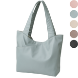 斜めポケット・肩にやさしい軽量トート