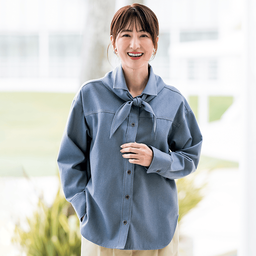 色落ちしないデニムシャツ | シャツ/ブラウス通販のDHC