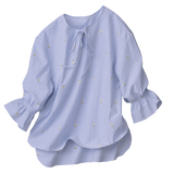 オリエンタルファブリック・レモン柄ブラウス