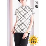 ヨーロピアンプリント・ハイネックカットソー