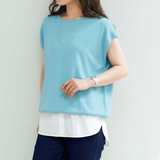 裾魅せインナータンク（シャツ風）