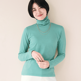 ナチュウォーム・タートルネックカットソー