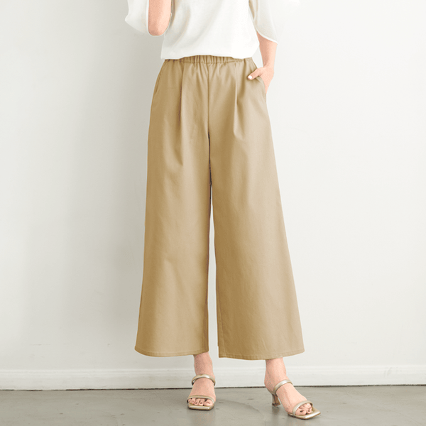 涼やかパンツ・ギャザーワイド | パンツ通販のDHC