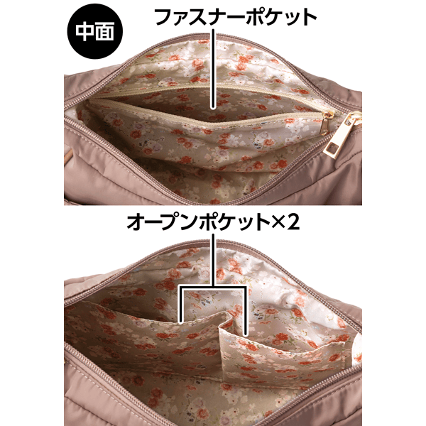 日比谷花壇×DHC・フラワー柄ショルダー | ショルダーバッグ通販のDHC