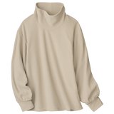 イタリアンフリース・パフスリーブプルオーバー