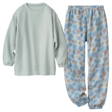 ぬくぬくフリース上下セット（柄パンツ）