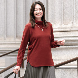 イタリアンフリース・タートルネック