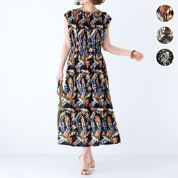 速乾ジャージーギャザーワンピース