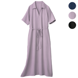 吸水速乾さらさらスキッパーワンピース