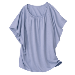 さらっとコットン・フレアスリーブカットソー