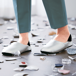 かかとぴったり足まもりルームシューズ