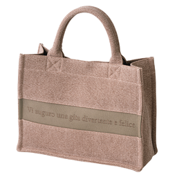 マチが広めの切替トート