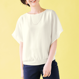 シフォンドレープブラウス