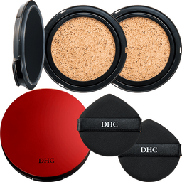 DHC薬用リンクルリペア BB クッションファンデーション<リフィル> 2個＋専用コンパクト セット