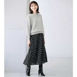 あったかブークレー・パフスリーブニット | ニット/セーター通販のDHC