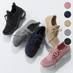 さっと履きやすい美脚見せスニーカー