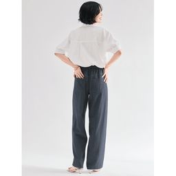 軽快ダブルガーゼデニムパンツ | パンツ通販のDHC