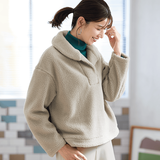 ふわふわボアプルオーバー