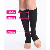 バンビーナスリムレッグ・着圧・トゥーレスハイソックス