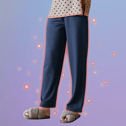 めぐり習慣・裏ボアなめらかパンツ（遠赤）