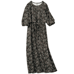 速乾フラワープリントワンピース | ワンピース/チュニック通販のDHC