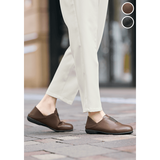 レザーゴム付きシューズ（はっ水）