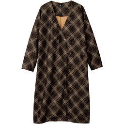 チェック柄コーディガン