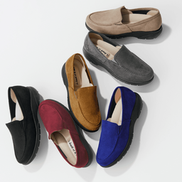 雨はじく・はっ水シューズ（スウェード調）