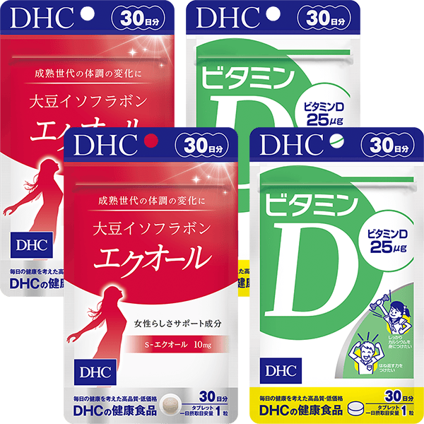 エクオール＆ビタミンD 各2個福袋 | 特別セット通販のDHC