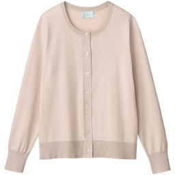 クルーネックニットカーディガン（LOC）