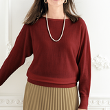 イタリア糸・洗濯機で洗えるドルマンニット（EM）