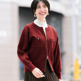 ミラノリブニットジャケット