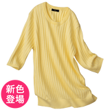 イタリア糸・洗える細見え半袖ニット（コフィル）