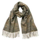 グレンチェックジャカードストール